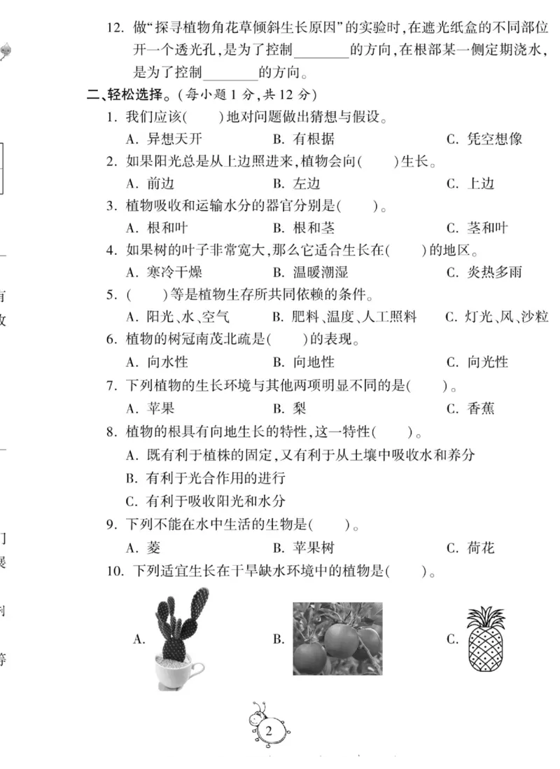 智能训练&middot;科学六年级上册大象版_2024年人教版小学数学一二三四五六年级上册下册期中期末试a0747_小学全科《同步练习+精品试卷》打包下载（1-6年级单元月考期中期末试卷）_小学科学