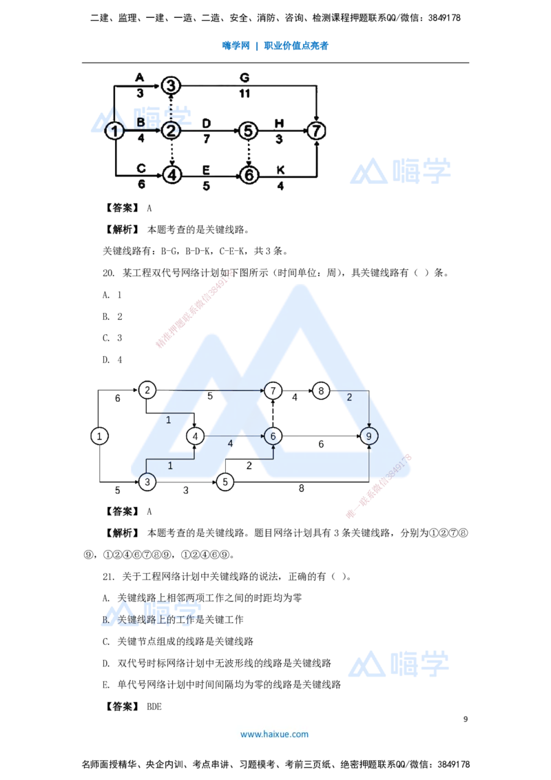 08.2025杨彬-万能母题特训-第4章（8）建设工程进度管理2_2026年一级建造师_2026年一建管理_2025年一建管理SVIP_03-习题精析✿实战特训✿模考通关_41-管理《万能母题特训》杨彬HX
