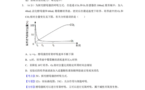 2018年高考生物试卷（天津）（解析卷）_生物历年高考真题_新&middot;Word版2008-2025&middot;高考生物真题_生物（按年份分类）2008-2025_2018&middot;高考生物真题