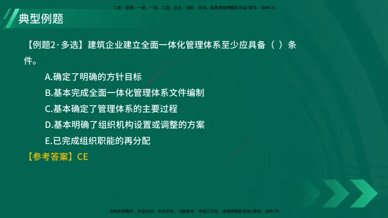 25年一建《项目管理》大V精讲第2章讲义在线版_2026年一级建造师_2026年一建管理_2025年一建管理SVIP_02-基础精讲✿高端面授✿深度强化_30-管理《强化精讲班》许名标YL