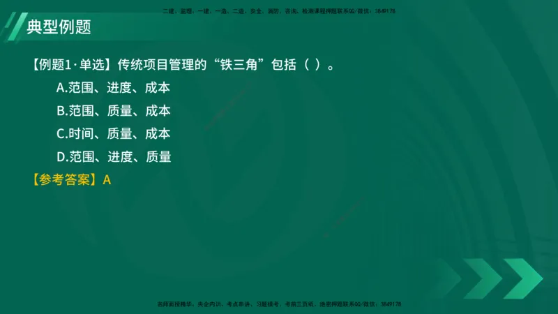 25年一建《项目管理》大V精讲第2章讲义在线版_2026年一级建造师_2026年一建管理_2025年一建管理SVIP_02-基础精讲✿高端面授✿深度强化_30-管理《强化精讲班》许名标YL