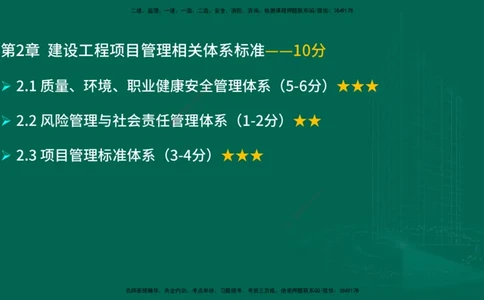 25年一建《项目管理》大V精讲第2章讲义在线版_2026年一级建造师_2026年一建管理_2025年一建管理SVIP_02-基础精讲✿高端面授✿深度强化_30-管理《强化精讲班》许名标YL