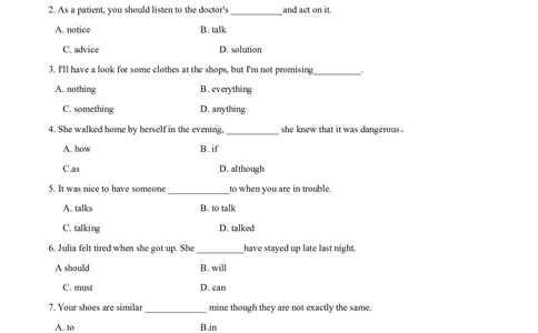 2019年全国普通高等学校体育单招真题英语试卷（原卷）_006体育资料_英语2011-2025年真题+59套模拟卷_2011-2025年全国体育单招真题（英语）