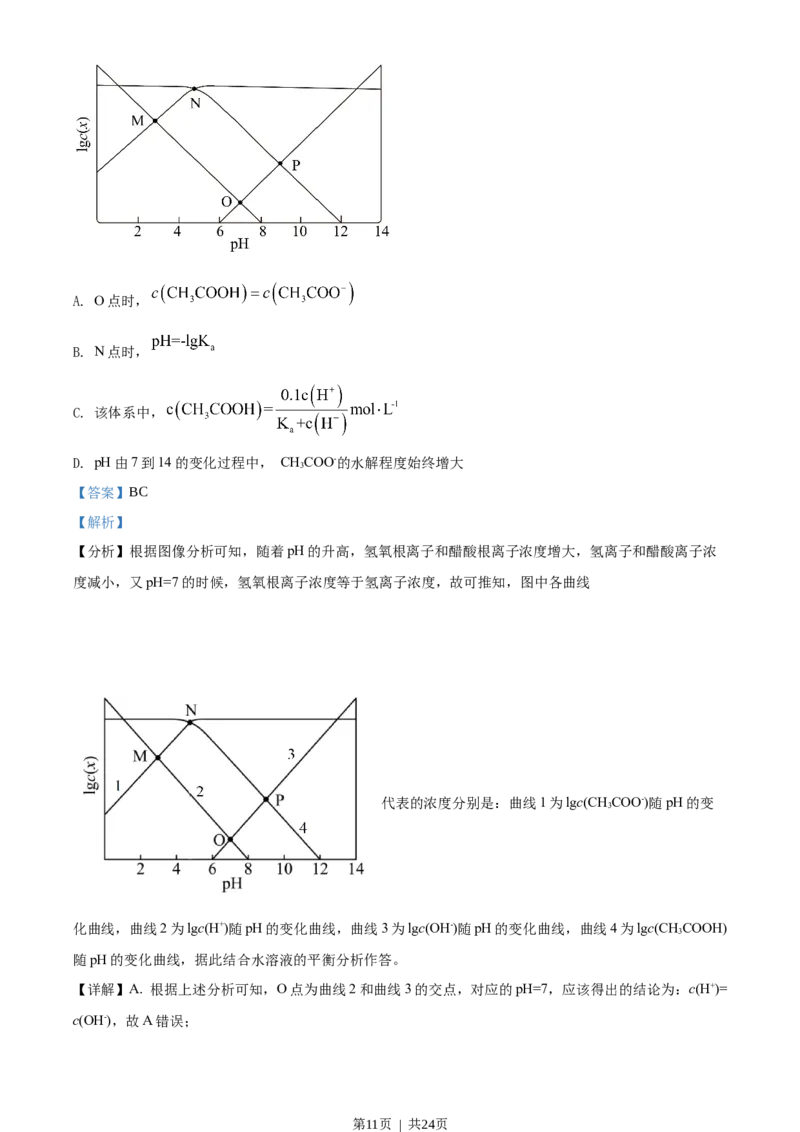 2020年高考化学试卷（山东）（解析卷）_历年高考真题合集_化学历年高考真题_新&middot;Word版2008-2025&middot;高考化学真题_化学（按年份分类）2008-2025_2020&middot;高考化学真题