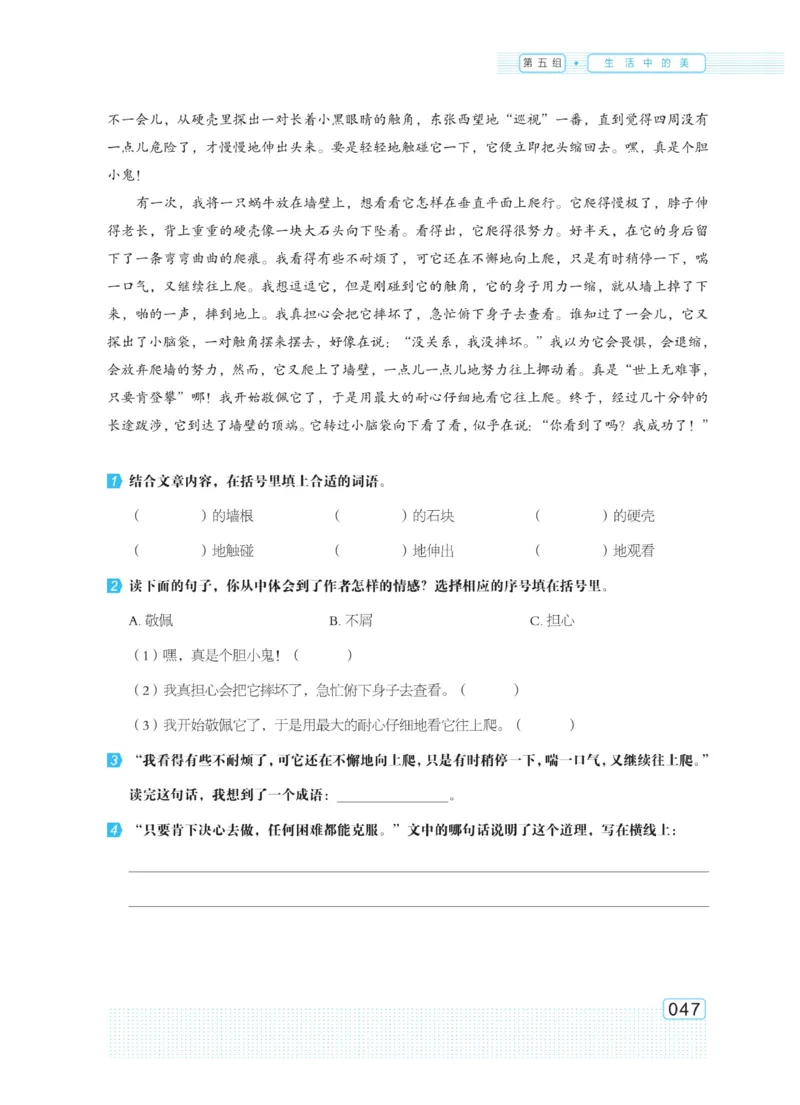 《群文阅读主题训练》语文3年级上册（RJ）