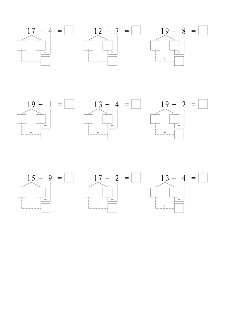 破十法5共17页_幼小衔接全套_7.幼小衔接全套_02、数学_2、凑十法借十法平十法破十法_2、破十法105页