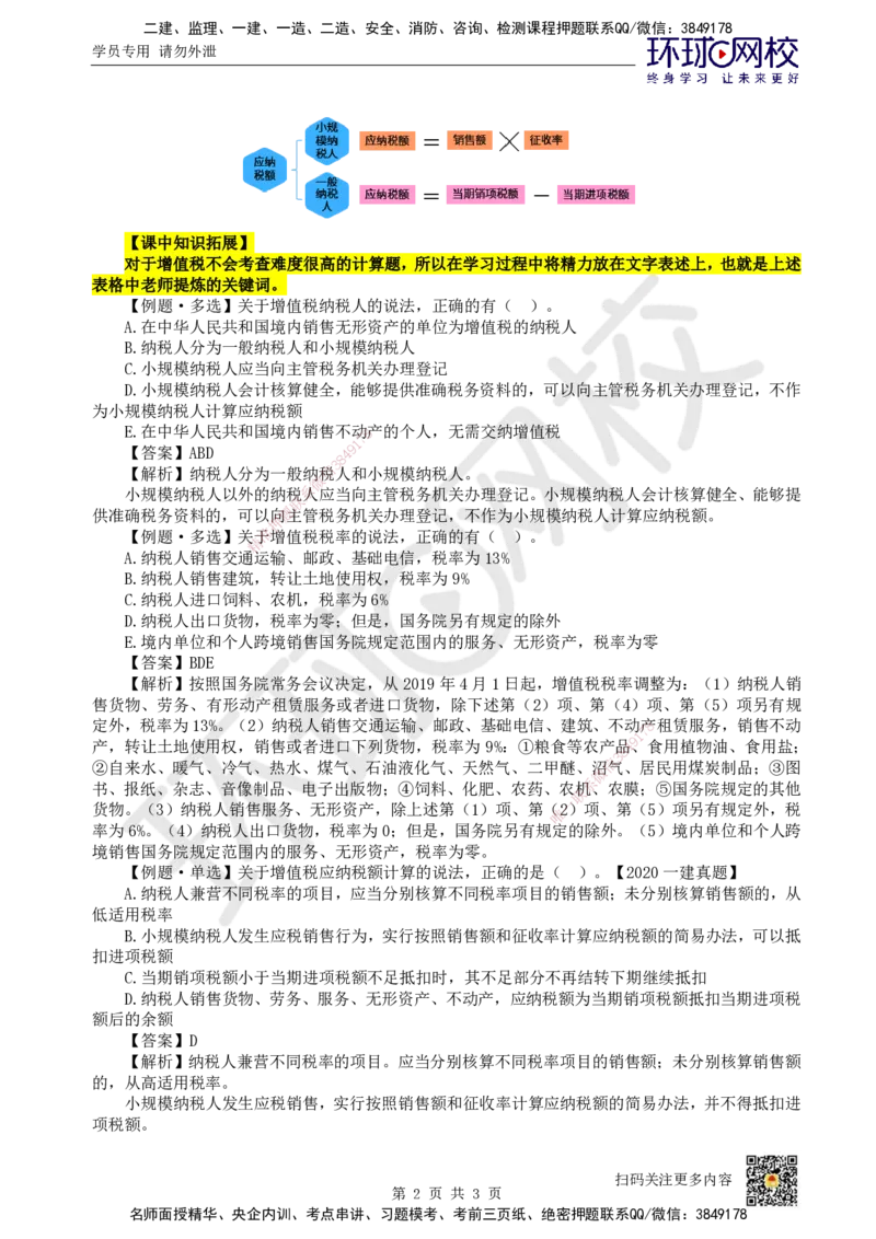 09.第9讲-15建设工程税收制度（增值税）_2026年一级建造师_2026年一建法规_2025年一建法规SVIP_02-基础精讲✿高端面授✿深度强化_21-法规《考点精讲班》王丽雪、安国庆HQ_王丽雪