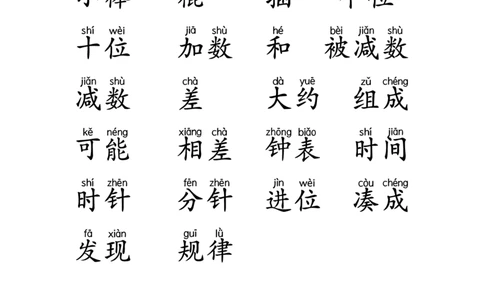 数学题中常见字_幼小语数英专项资料_幼小数学专项