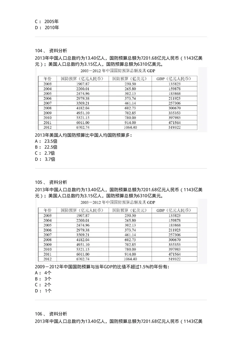 312-2013年军队文职统一考试（公共科目）真题-137180_军队文职(1)_01.军队文职真题-专业课_（全）版本一（历年真题+章节练习+模拟题）_公共科目(军队文职)_历年真题_纯题目