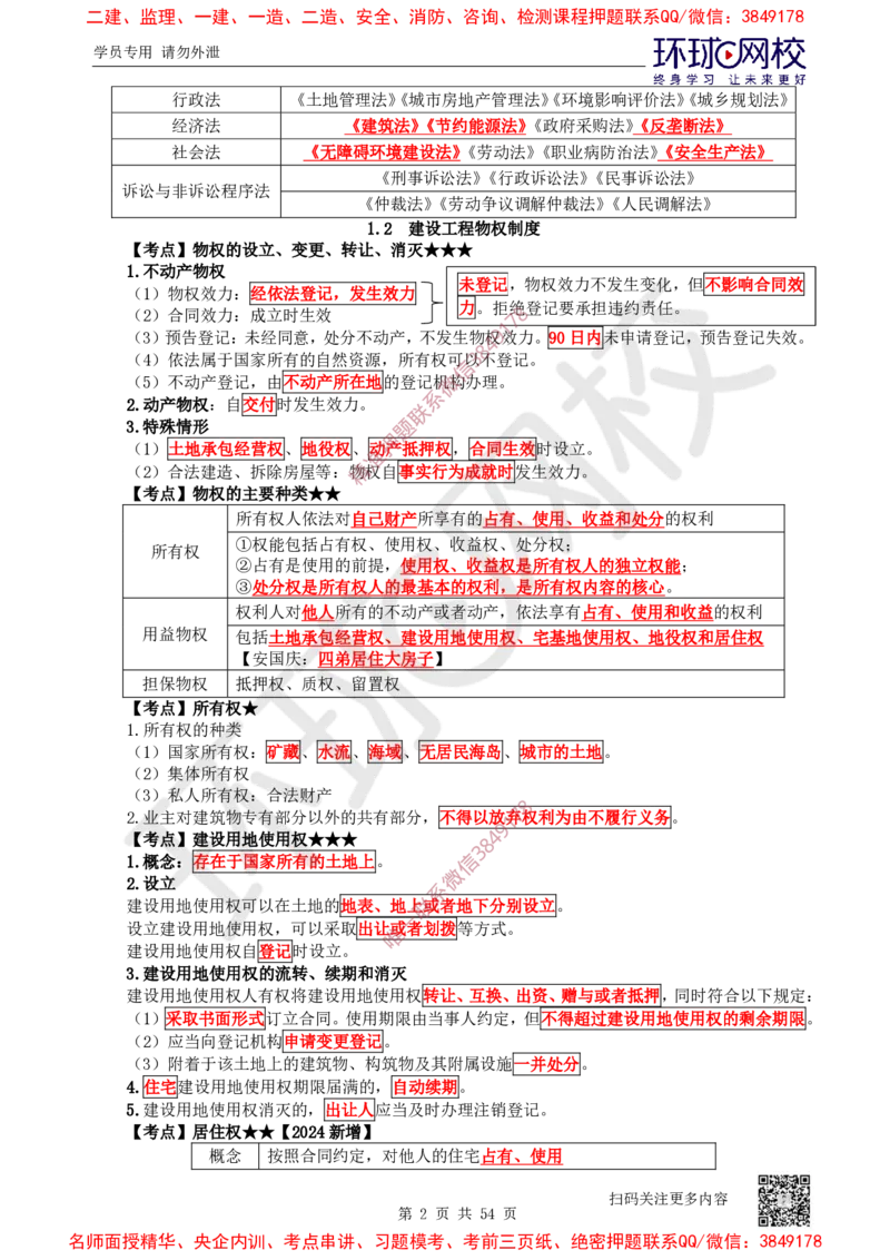 02.2025一建法规直播密训-（全）_2026年一级建造师_2026年一建法规_2025年一建法规SVIP_04-冲刺串讲✿考点强化✿小灶集训_16-法规《直播密训班》安国庆HQ_讲义