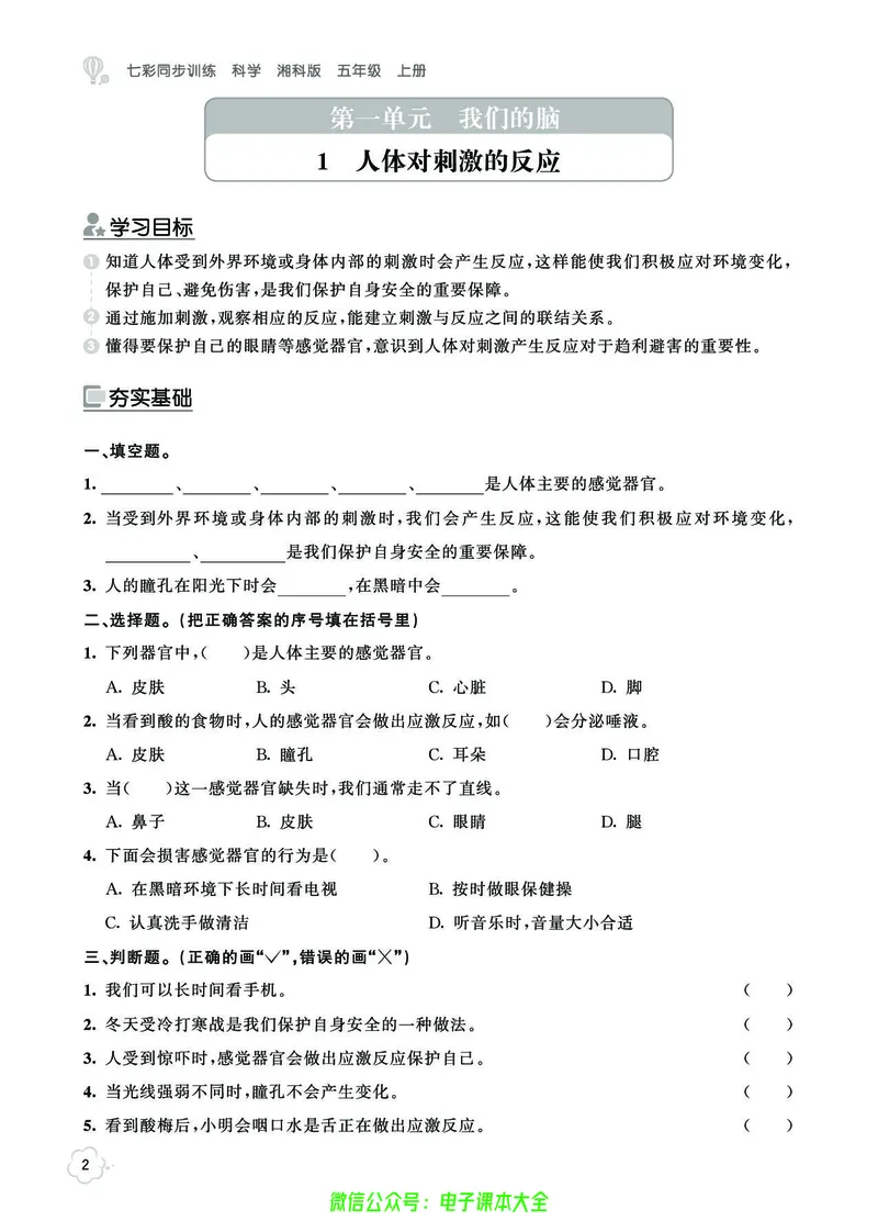 湘科版5a_2024年人教版小学数学一二三四五六年级上册下册期中期末试a0747_小学全科《同步练习+精品试卷》打包下载（1-6年级单元月考期中期末试卷）_小学科学_《七彩同步训练》