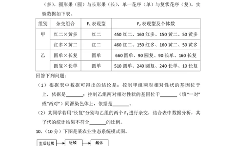 2018年高考生物试卷（新课标Ⅲ）（空白卷）_生物历年高考真题_新&middot;PDF版2008-2025&middot;高考生物真题_生物（按省份分类）2008-2025_2008-2024&middot;（广西）生物高考真题