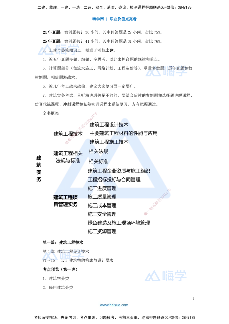 01.2026龙炎飞-名师精讲通关-第1章1.1建筑物的构成与设计要求（1）_2026年一级建造师_2026年一建建筑_2026年一建建筑SVIP_2026一建建筑SVIP_02-基础精讲✿高端面授✿深度强化_讲义