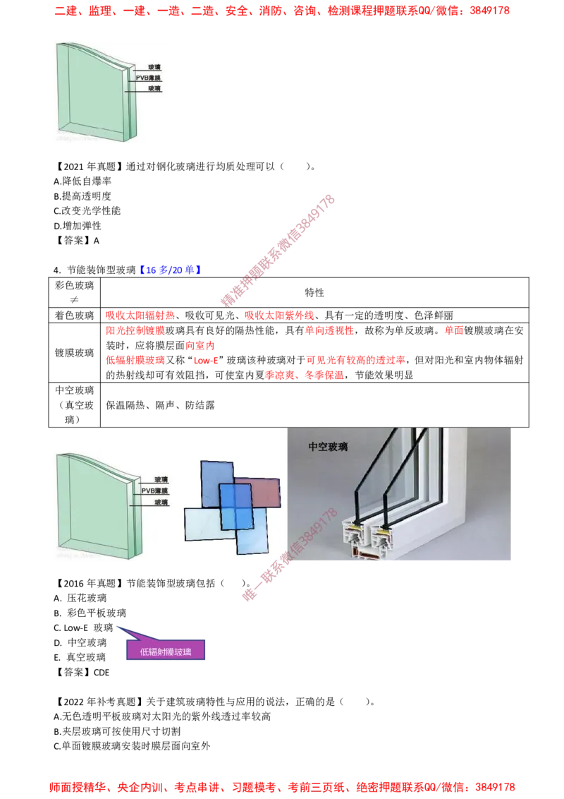 09.20-第1篇-第2章-2.2.3建筑玻璃的特性和应用_2026年一级建造师_2026年一建建筑_2025年一建建筑SVIP_02-基础精讲✿高端面授✿深度强化_22-建筑《教材精讲班》金月SMR推荐