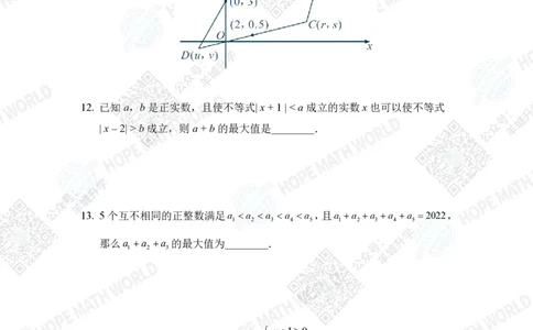 2022希望数学夏令营7年级个人战-真题+答案_希望杯IHC
