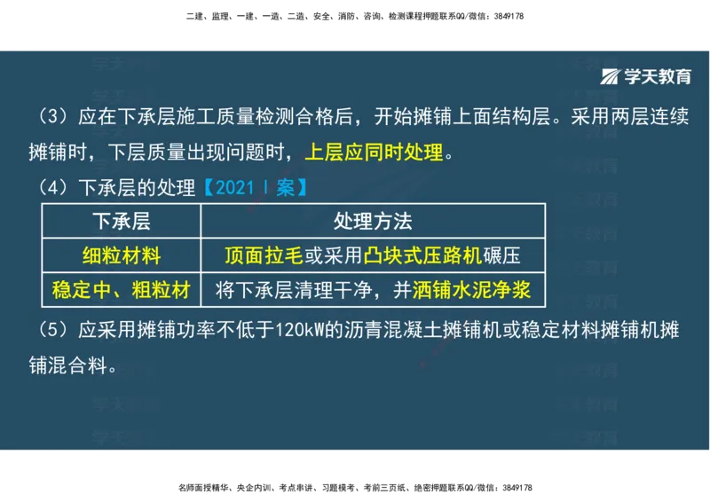 08.2025年一建直播带学2路面工程（彩色观看版）_2026年一级建造师_2026年一建公路_2025年一建公路SVIP_02-基础精讲✿高端面授✿深度强化_30-公路《直播带学班》刘滢XT_--配套讲义--