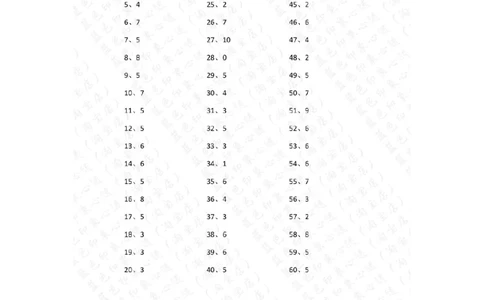 10以内减法第41~60篇答案_小学数学口算竖式脱式计算应用题一二三四五六年级上下册电_小学数学口算题库电子版（1-6）_小学数学口算一年级_口算题适合1年级(含答案）