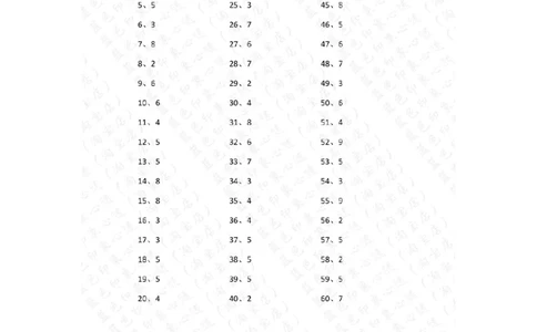 10以内减法第41~60篇答案_小学数学口算竖式脱式计算应用题一二三四五六年级上下册电_小学数学口算题库电子版（1-6）_小学数学口算一年级_口算题适合1年级(含答案）