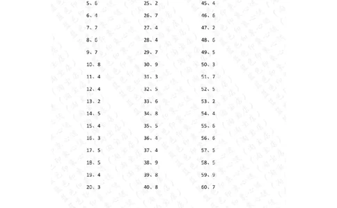 10以内减法第41~60篇答案_小学数学口算竖式脱式计算应用题一二三四五六年级上下册电_小学数学口算题库电子版（1-6）_小学数学口算一年级_口算题适合1年级(含答案）