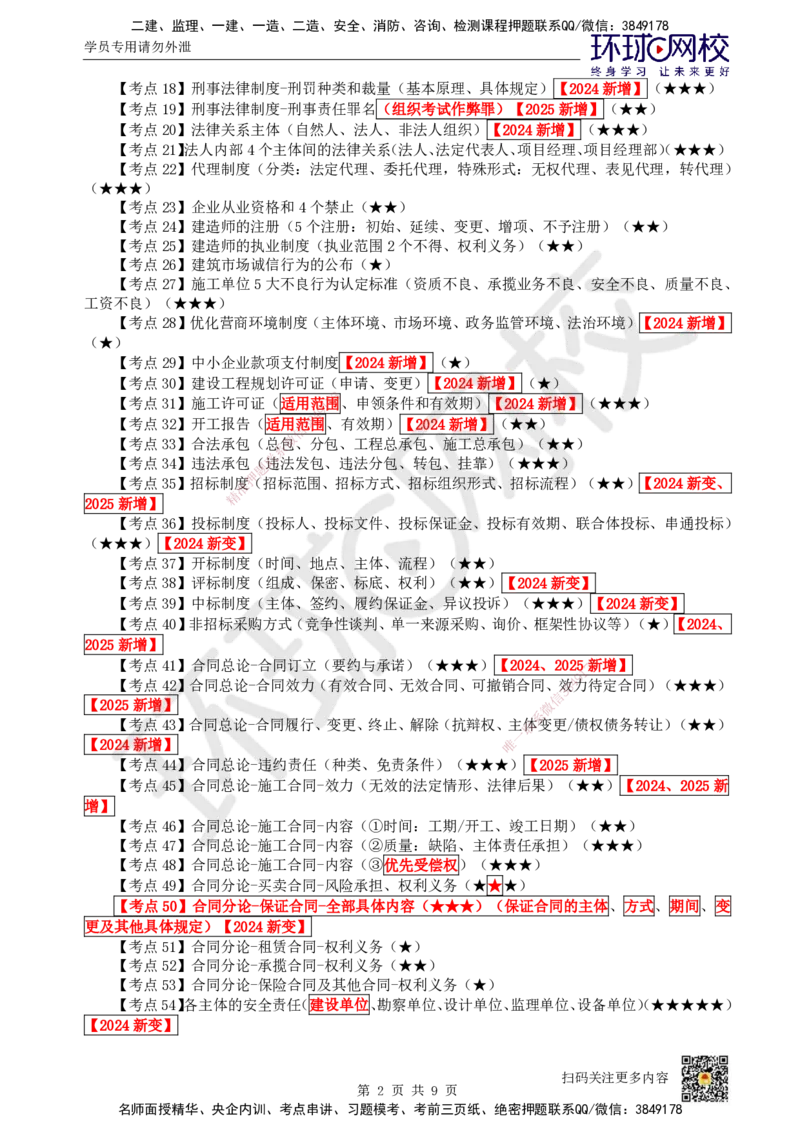 52.全书规律性总结_2026年一建法规_2025年一建法规SVIP_02-基础精讲✿高端面授✿深度强化_21-法规《考点精讲班》王丽雪、安国庆HQ_王丽雪