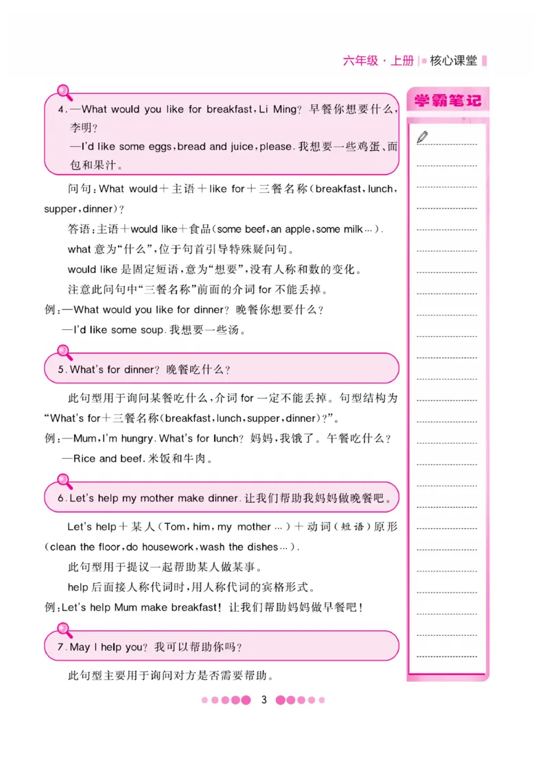 《核心课堂》6年级英语上册（冀教版）小册_2024年人教版小学数学一二三四五六年级上册下册期中期末试a0747_小学全科《同步练习+精品试卷》打包下载（1-6年级单元月考期中期末试卷）