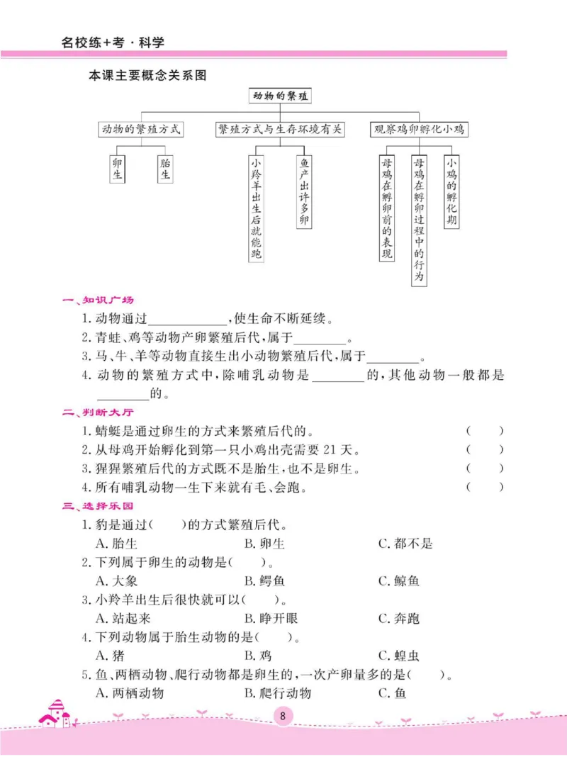 名校练+考五年级下册科学鄂教版_2024年人教版小学数学一二三四五六年级上册下册期中期末试a0747_小学全科《同步练习+精品试卷》打包下载（1-6年级单元月考期中期末试卷）_小学科学