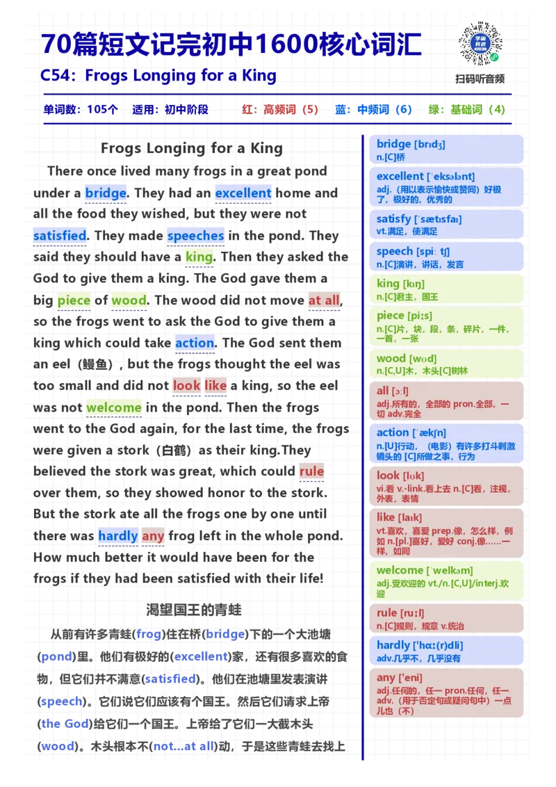 [高清版]70篇短文记完初中必会1600核心词汇_小学全网线上同款资料_28号文件小初英语