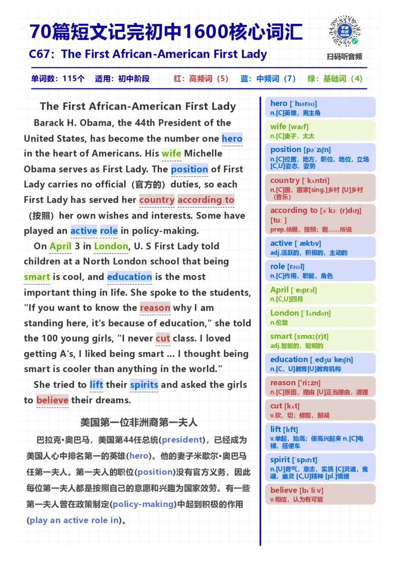 [高清版]70篇短文记完初中必会1600核心词汇_小学全网线上同款资料_28号文件小初英语
