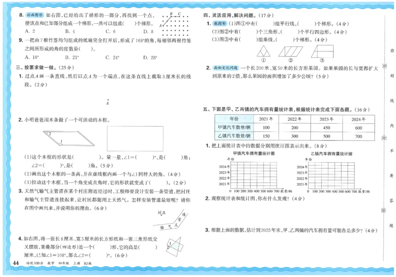 25秋王朝霞：培优100分 4数上