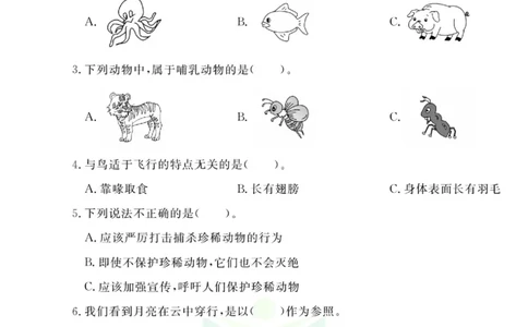 快乐小博士四年级上册科学苏教版试卷_2024年人教版小学数学一二三四五六年级上册下册期中期末试a0747_小学全科《同步练习+精品试卷》打包下载（1-6年级单元月考期中期末试卷）