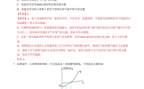 化学（广西卷）（全解全析）_2025年初中《中考第一次模拟》全国各地区模拟卷（8科全）(1)_2025年《中考第一次模拟卷》初中化学_广西&radic;