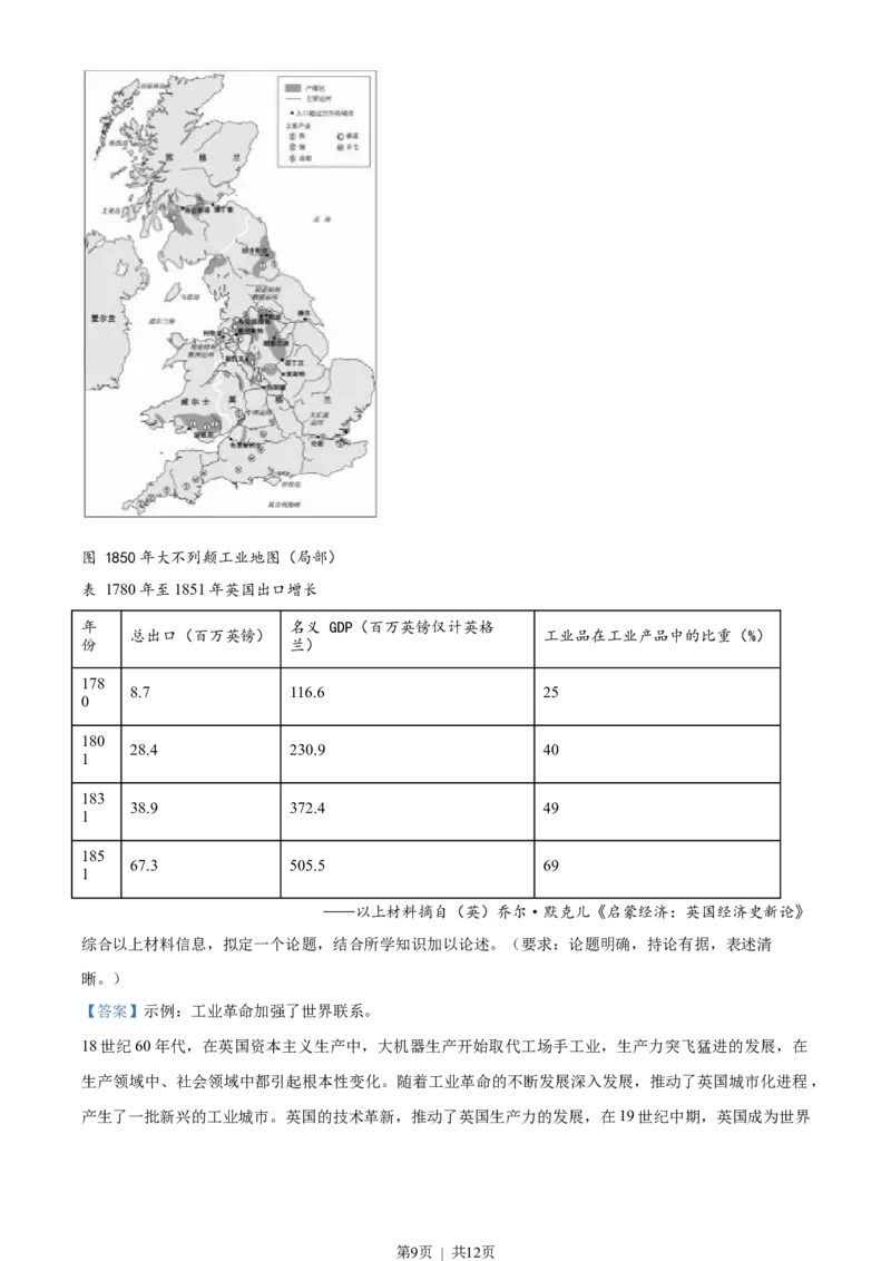 2021年高考历史试卷（江苏）（解析卷卷）_历史历年高考真题_新&middot;Word版2008-2025&middot;高考历史真题_历史（按试卷类型分类）2008-2025_自主命题卷&middot;历史（2008-2025）