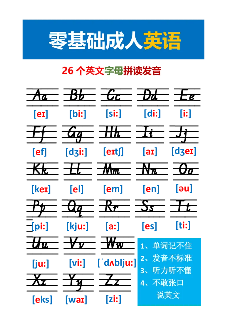 26个字母打卡--蓝色_小学全网线上同款资料_28号文件小初英语