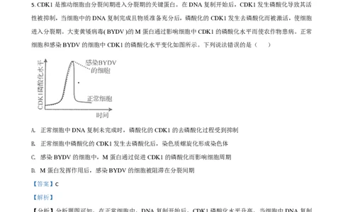 2020年高考生物试卷（山东）（解析卷）_生物历年高考真题_新&middot;PDF版2008-2025&middot;高考生物真题_生物（按试卷类型分类）2008-2025_自主命题卷&middot;生物（2008-2025）