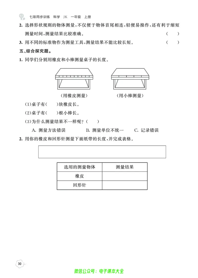 科学1a_2024年人教版小学数学一二三四五六年级上册下册期中期末试a0747_小学全科《同步练习+精品试卷》打包下载（1-6年级单元月考期中期末试卷）_小学科学
