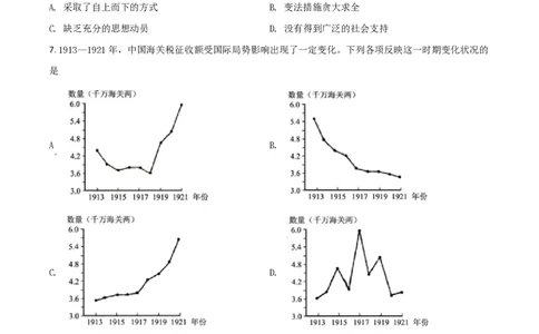 2021年高考历史试卷（山东）（空白卷）_历史历年高考真题_新&middot;PDF版2008-2025&middot;高考历史真题_历史（按试卷类型分类）2008-2025_自主命题卷&middot;历史（2008-2025）