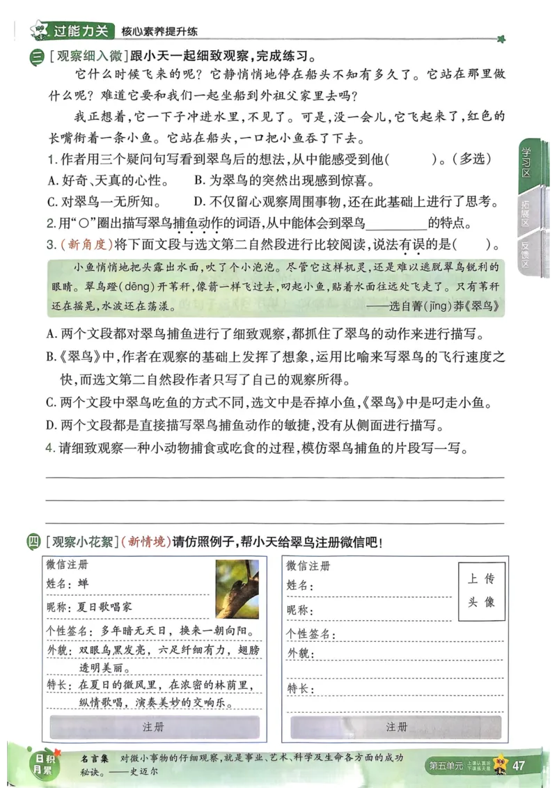 25秋一遍过3上语文