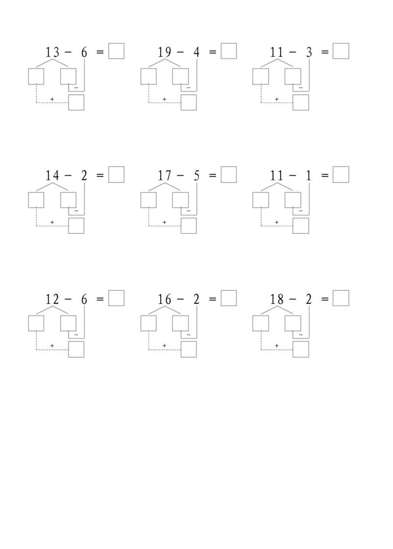 破十法2共17页_幼小衔接全套_7.幼小衔接全套_02、数学_2、凑十法借十法平十法破十法_2、破十法105页