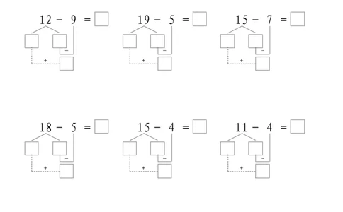 破十法2共17页_幼小衔接全套_7.幼小衔接全套_02、数学_2、凑十法借十法平十法破十法_2、破十法105页