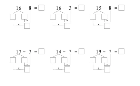 破十法2共17页_幼小衔接全套_7.幼小衔接全套_02、数学_2、凑十法借十法平十法破十法_2、破十法105页