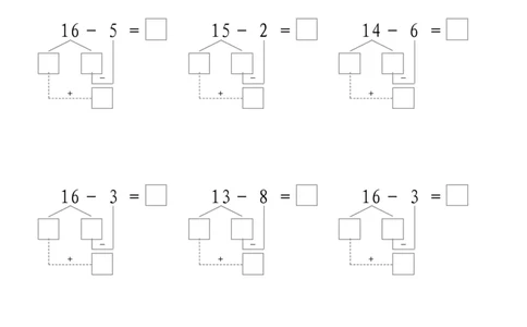 破十法2共17页_幼小衔接全套_7.幼小衔接全套_02、数学_2、凑十法借十法平十法破十法_2、破十法105页