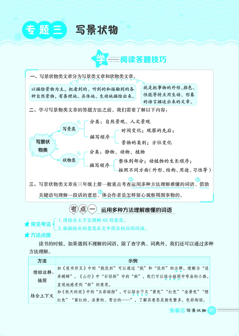 25秋 星级阅读 三年级语文上（R版）