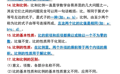 60个必背考点六年级数学上册_六上数学25秋