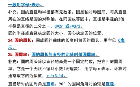 60个必背考点六年级数学上册_六上数学25秋