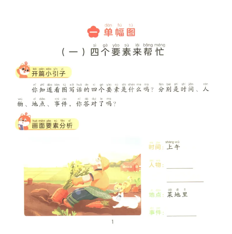 一学就会的看图写话(写事篇)(1)_一学就会的看图写话