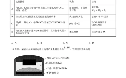 2021年高考化学试卷（辽宁）（空白卷）_历年高考真题合集_化学历年高考真题_新&middot;Word版2008-2025&middot;高考化学真题_化学（按年份分类）2008-2025_2021&middot;高考化学真题