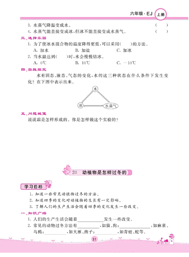 名校练+考六年级上册科学鄂教版_2024年人教版小学数学一二三四五六年级上册下册期中期末试a0747_小学全科《同步练习+精品试卷》打包下载（1-6年级单元月考期中期末试卷）_小学科学