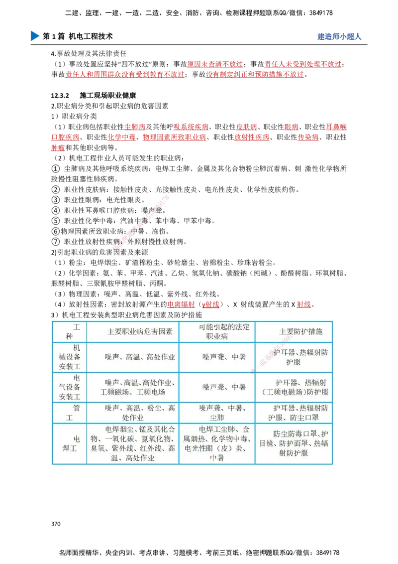 32.成本管理、安全管理_2026年一级建造师_2026年一建机电_2025年一建机电SVIP_02-基础精讲✿高端面授✿深度强化_21-机电《3D精讲班》小超人SMR推荐_讲义