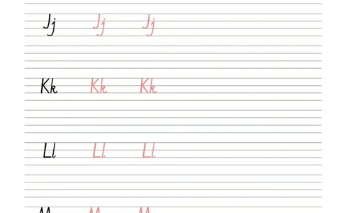 英文字帖-英文26个字母描红练习_幼小语数英专项资料_幼小英语数字，字母