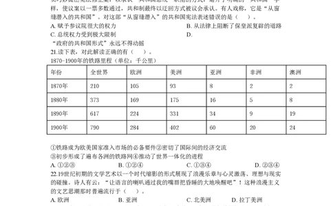 2020年高考历史试卷（浙江）（7月）（空白卷）_历史历年高考真题_新&middot;PDF版2008-2025&middot;高考历史真题_历史（按试卷类型分类）2008-2025_自主命题卷&middot;历史（2008-2025）